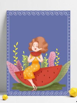 娱乐圈吃瓜素材背景图女